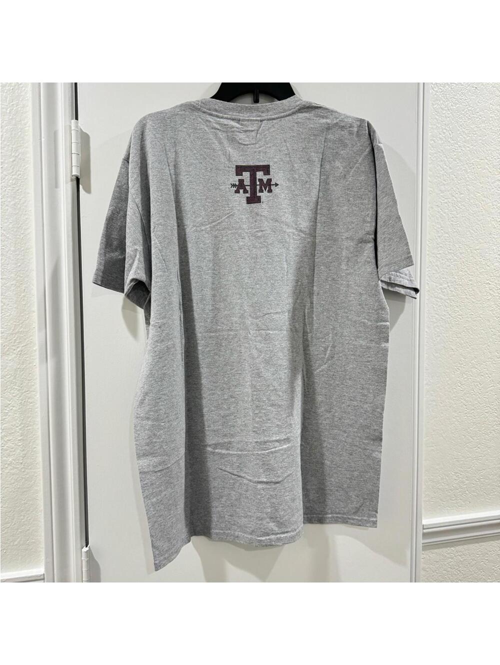 Texas A&M University Collegiate Graphic Short Sleeve Oversized Tshirt Size Large - Picture 3 of 5